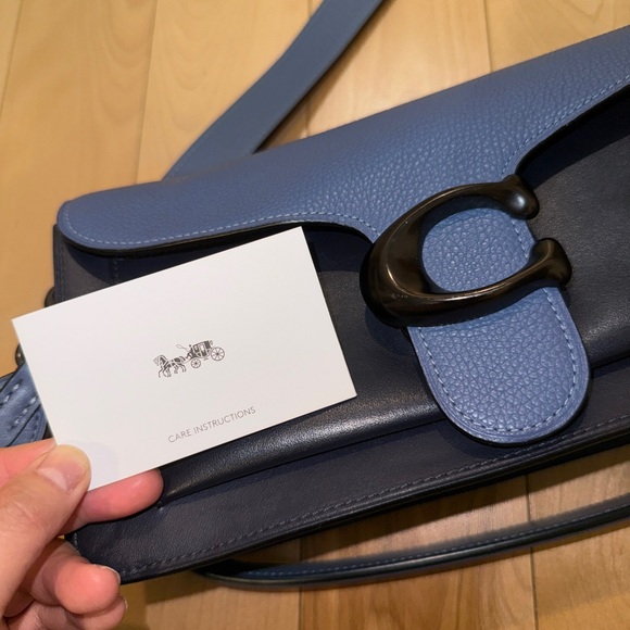 Coach Tabby Shoulder Bag 26 in color block with snakeskin detail